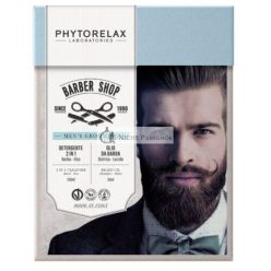   PHYTORELAX Barber Shop Gift Set 2 in 1 Cleanser 200ml and Beard Oil 30ml