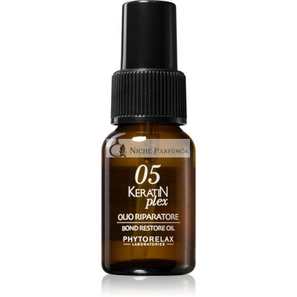 PHYTORELAX KERATIN PLEX 05 HAIR REPAIRING AND RESTRUCTURING SILK EFFECT OIL 30ML