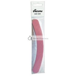   Aurore Professional Pink Banana Nail File for Manicure/Pedicure with Double-Sided Abrasive