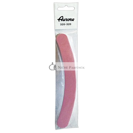 Aurore Professional Pink Banana Nail File for Manicure/Pedicure with Double-Sided Abrasive