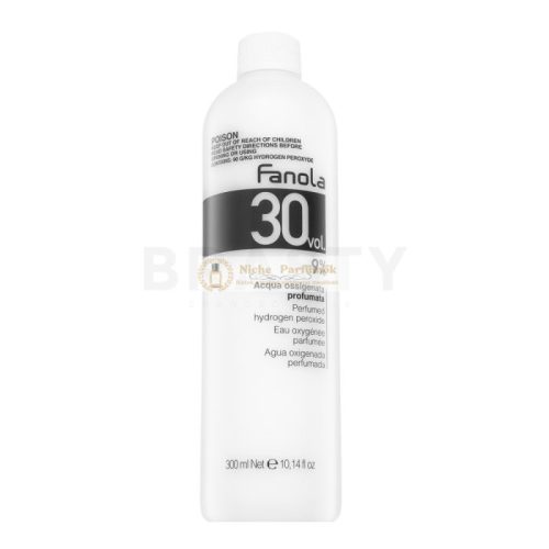 Fanola Perfumed Hydrogen Peroxide 30 Vol./ 9% Developer Emulsion for All Hair Types 300 ml