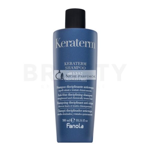 Fanola Keraterm Shampoo Smoothing Shampoo for Unruly Hair 300 ml