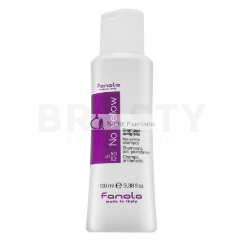 Fanola No Yellow Shampoo for Platinum Blonde and Gray Hair 100 ml