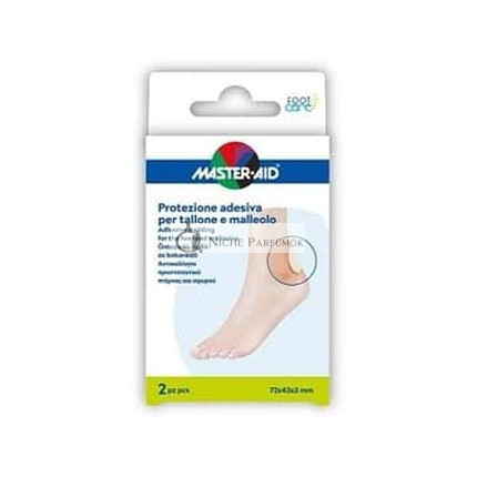 Master-Aid Foot Care Adhesive Protection for Heel and Ankle 2 Protectors