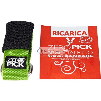 Zeropick Anti-Mosquito Bracelet S Green Citronella Bio 1 Unit 500g