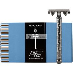 FATIP Double Edge Safety Razor Retro M/L Cromato Nero 100g