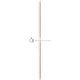 MP HAIR Pusher Wood - Manicure/Pedicure
