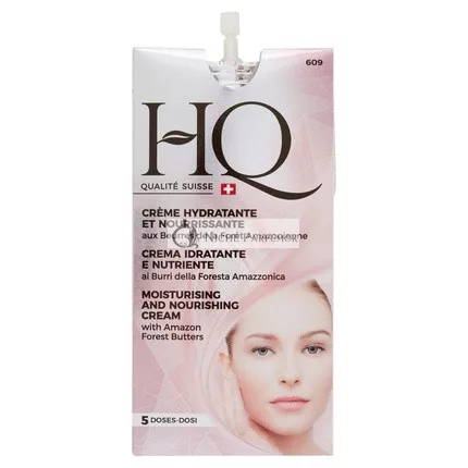 HQ COSMETIQUE Moisturizing and Nourishing Cream with Amazonian Plant Butters 10ml