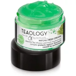   Teaology Matcha Fresh Cream 50ml Moisturizing Care Day Cream and Night Cream Natural Cosmetics Vegan