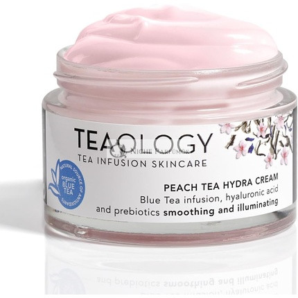 Teaology Peach Tea Hydra Cream 50ml Moisturizing Care Day and Night Cream Natural Cosmetics Vegan