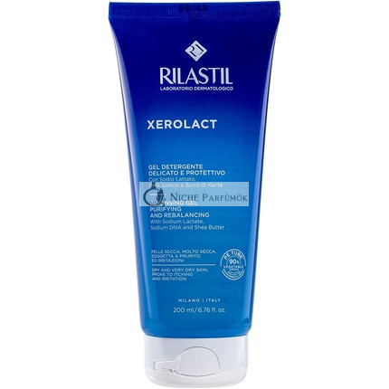 Rilastil Xerolact Gentle Cleansing Gel for Dry Skin with Redness 200ml