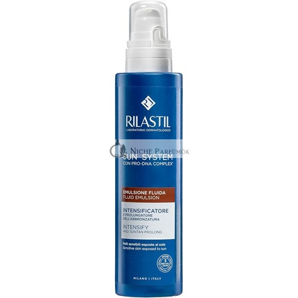 Rilastil Sun System Tanning Intensifier and Extender Face and Body Fluid Light Texture for All Types of Leathers 200ml