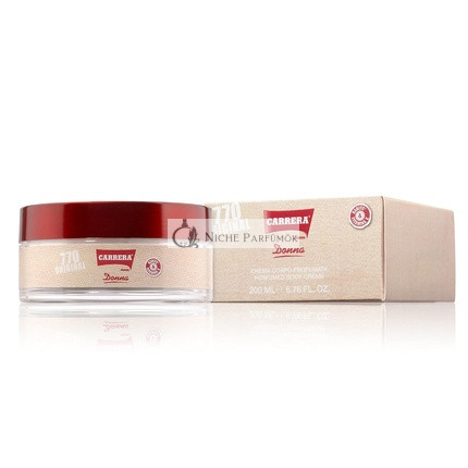 Carrera Jeans 770 Original Perfumed Body Cream for Women Moisturizing Skin 6.76 Fl Oz