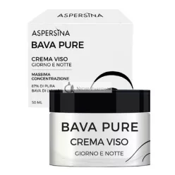   New 2021 Aspersina Bava Pure Face Cream Day and Night Maximum Concentration 87% Pure Snail Slime 50ml