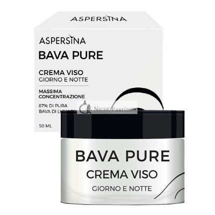 New 2021 Aspersina Bava Pure Face Cream Day and Night Maximum Concentration 87% Pure Snail Slime 50ml