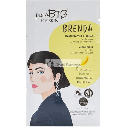 PuroBio Brenda Cream Face Mask for Dry Skin No. 02 Banana