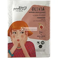   PuroBio Olivia Fig Alginate Face Mask for Oily Skin with Green Tea