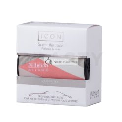   Millefiori Milano Icon Car Air Freshener Orange Tea Textil Geometric