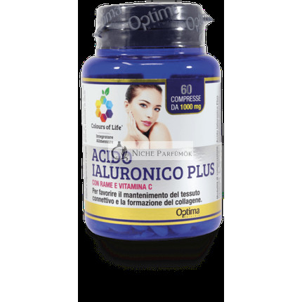 Hyaluronic Acid Plus with Copper and Vitamin C Colors of Life Optima Naturals 60