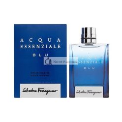   Salvatore Ferragamo Acqua Essenziale Blu Eau de Toilette Spray for Men 1.7oz Cedar Lavender Lemon