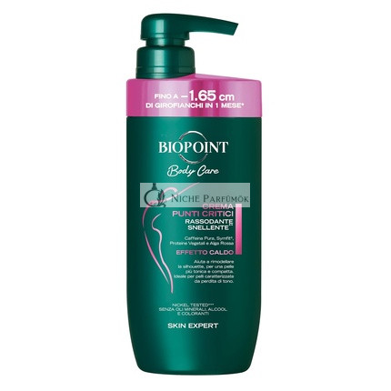 Biopoint Body Cream for Critical Points, Firming and Slimming, Reduces Localized Fat Deposits in Stomach, Hips, Inner Thighs, and Arms, Drainage and Firming