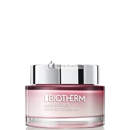 Biotherm Aqua Source Cica Nutri Cream - Highly Moisturizing Skin Cream For Dry Skin, 75 Ml
