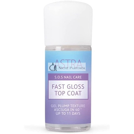 Astra Fast Gloss Gel Plump Texture Top Coat 12ml