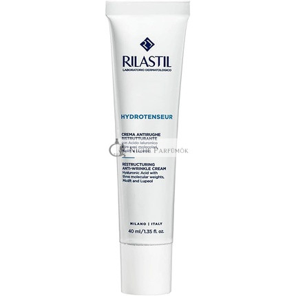 Rilastil Hydrotenseur Anti-Wrinkle Face Cream for Restoration Light Texture with Hyaluronic Acid 40ml
