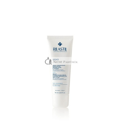Rilastil Concentrated Breast Cream, Forming and Firming Effect, with Lipofilling Complex and Hyaluronic Acid, Light Texture