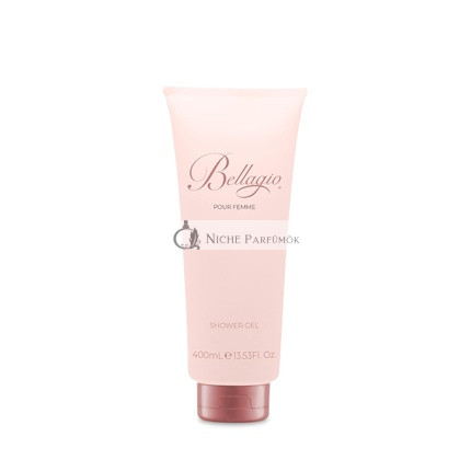 BELLAGIO Women's Shower Gel with Fruity and Musk Scent Made in Italy 400ml