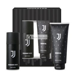   Juventus Men's Gift Box Deodorant 150ml Shower Foam 200ml Scarf