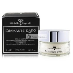  Night Face Cream with Revitalizing Anti-Wrinkle Effect Diamond Powder Caulerpa Lentillifera Betain and Cocoa Butter 50ml