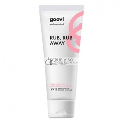 GOOVI RUB RUB AWAY Face Scrub Moisturizing with Cocoa Butter and Cottonseed Oil 75ml