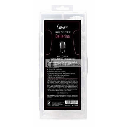 Transparent Ballerina Tip Nails - 240 pcs