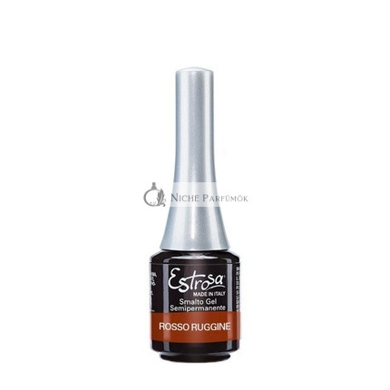 ESTROSA Half-Permanent Gel Nail Polish in Rust Red