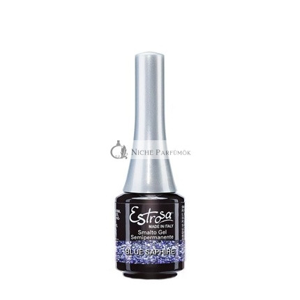ESTROSA Semi-Permanent Glitter Blue Gel Nail Polish Sapphire Chrome
