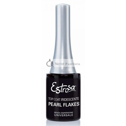 Estrosa Semipermanent Top Coat 14ml Pearly Flakes Nail Polish