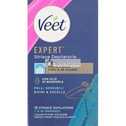   Veet Expert Sensitive Skin Underarm and Bikini Area Wax Strips 16 Strips