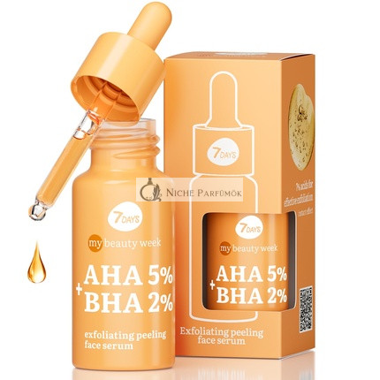 7Days Salicylic Acid Serum - Anti-Acne Face Serum with Glycolic Acid - Korean Skincare AHA BHA Peeling Serum for Acne Treatment - Blackhead Remover and Deep Cleansing