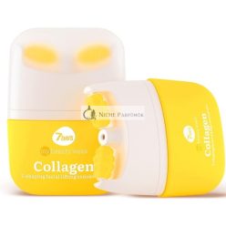   7Days Face Lift Cream with Collagen Korean Skincare Face Moisturizer Anti Aging Face and Neck Firming Cream for Women Anti Puffiness Skin Tightening Roller Massager 40ml 40.00g