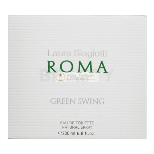 Laura Biagiotti Roma Uomo Green Swing Eau de Toilette for Men 200 ml