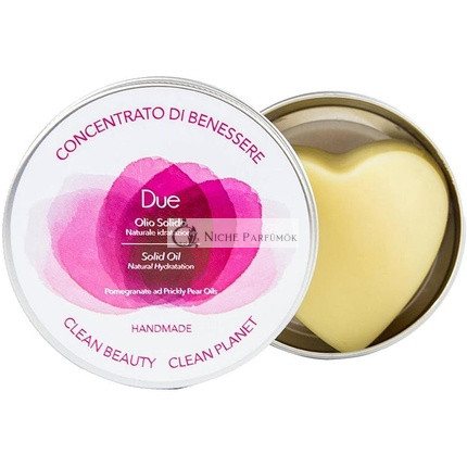 Biocosmé DUE Solid Oil in Heart Shape with Pomegranate and Ficodindia Oils 80g