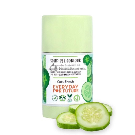 Cucumber Solid Eye Contour Serum Stick Cooling Eye Serum Stick Vegan