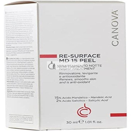 Canova Resurface MD15 Peel Night Antioxidant Treatment 30ml