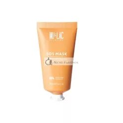   Mulac Cosmetics SOS Mask Cleansing Mask for Impure Skin with Blackheads or Acne Tendency Vegan 75ml