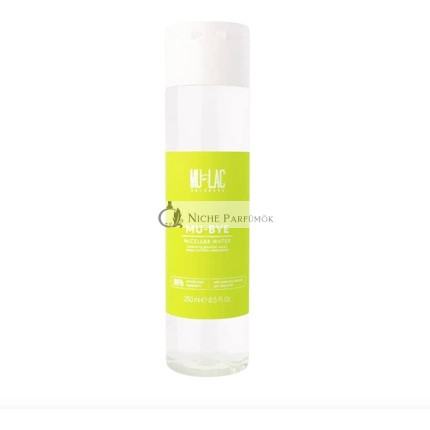 Mulac Cosmetics MU-BYE Micellar Water Detergent Without Perfume Vegan 250ml
