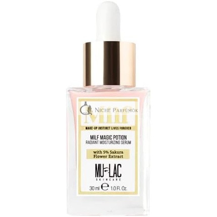 Mulac Cosmetics MILF MAGIC POTION Moisturizing Brightening Face Serum with 5% Sakura Flowers Extract 30ml