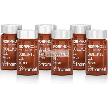 Framesi New Morphosis Hair Treatment Line Sublimis Oil Serum 6 x 15ml