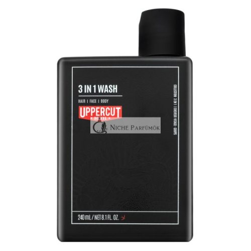 Uppercut Deluxe 3in1 Wash Shampoo for Hair and Body 240 ml