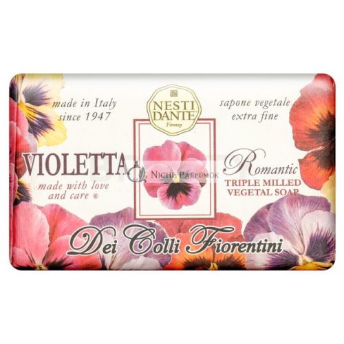 Nesti Dante Dei Colli Fiorentina Triple Milled Vegetal Soap Violetta Romantic 250 g